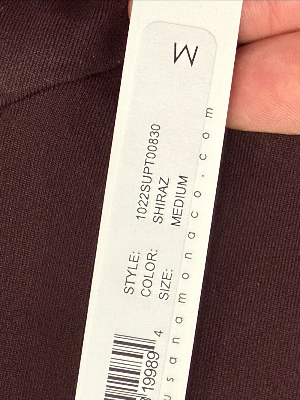 Susana‎ Monaco Shiraz Square Neck Cutout Long Sleeve Top Bodycon Minimalist M - Picture 8 of 8
